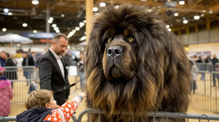 Salon de l’Agriculture : un Dogue du Tibet mayennais, « champion de France », au Concours général