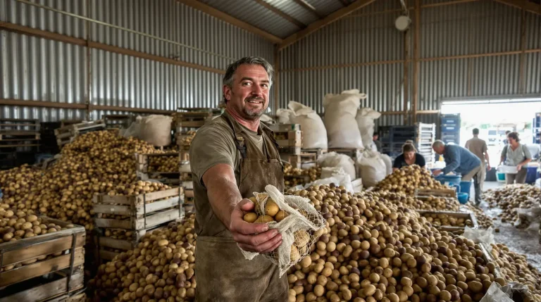 Pas-de-Calais : plutôt que les jeter, cet agriculteur offre gratuitement ses pommes de terre invendues