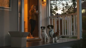 Pour faire ses adieux à ses chiens préférés, un livreur offre à leur maîtresse leurs photos prises au fil des ans