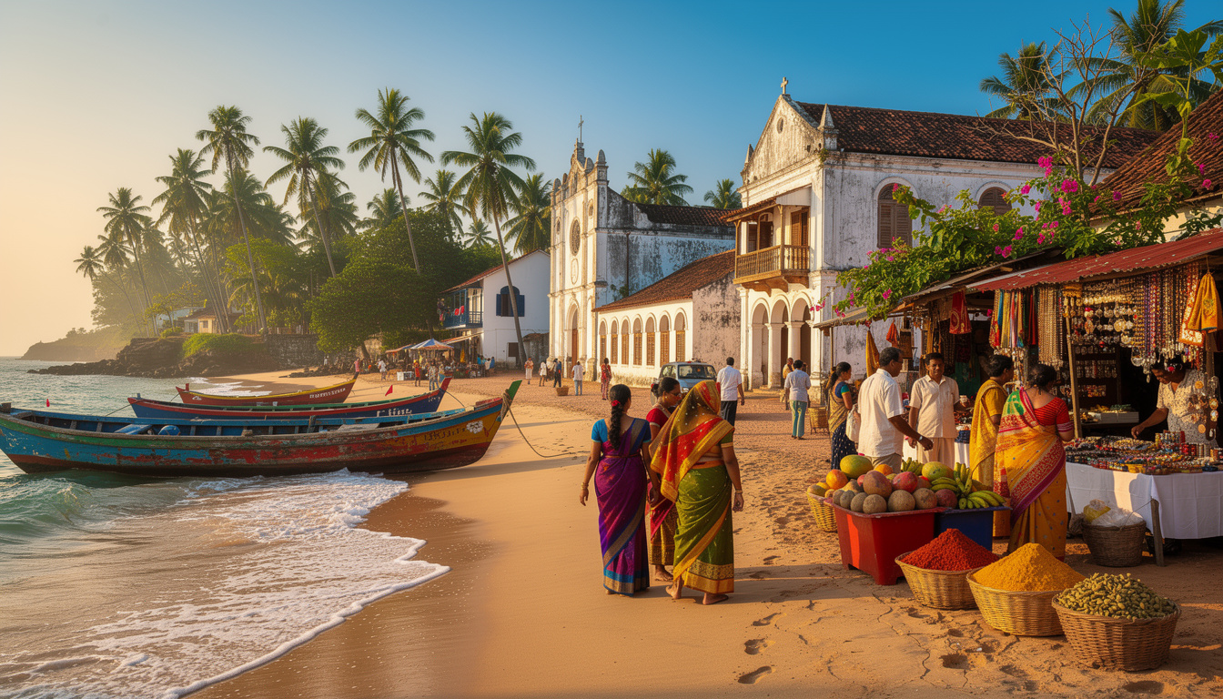 Découvrir goa en inde : guide complet pour un voyage inoubliable découvrez goa en inde avec notre guide complet pour un voyage inoubliable. plages paradisiaques, culture riche et conseils pratiques pour profiter pleinement de votre aventure.